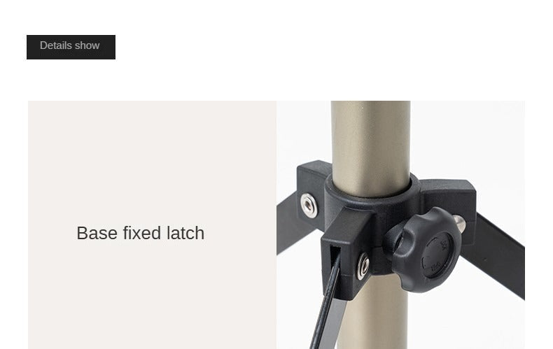Mobi Garden Telescopic Light Stand Portable Retractable Lamp Holder Pole Tripod Stand 2.2m Stretchable Four Gear Telescopic Lantern Light Post Rack