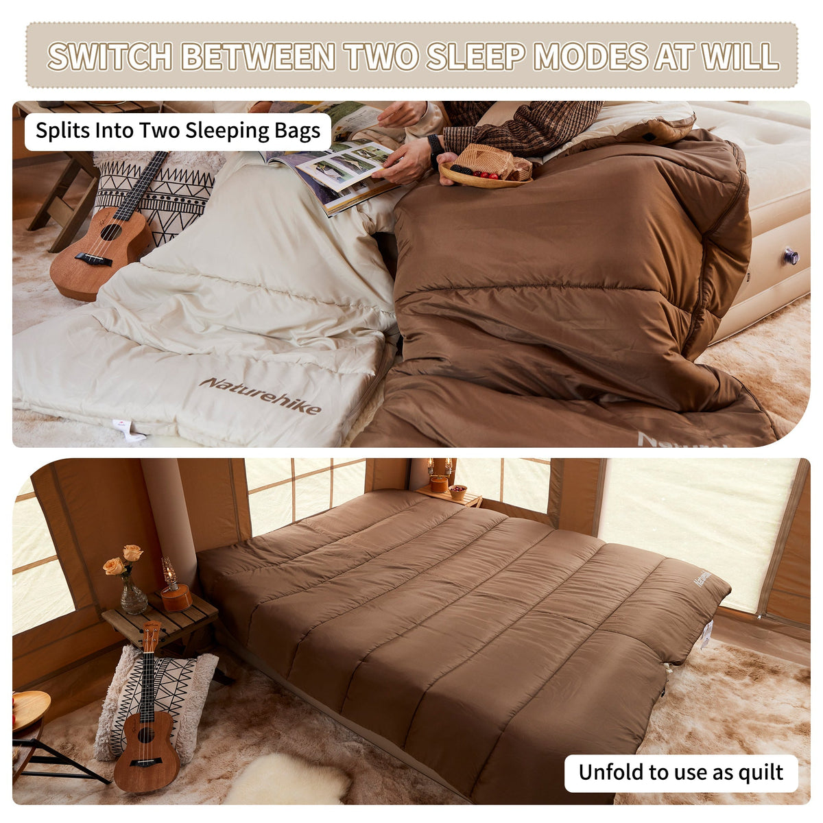 Ceng Ran™ CR450 Layered Cotton Sleeping Bag