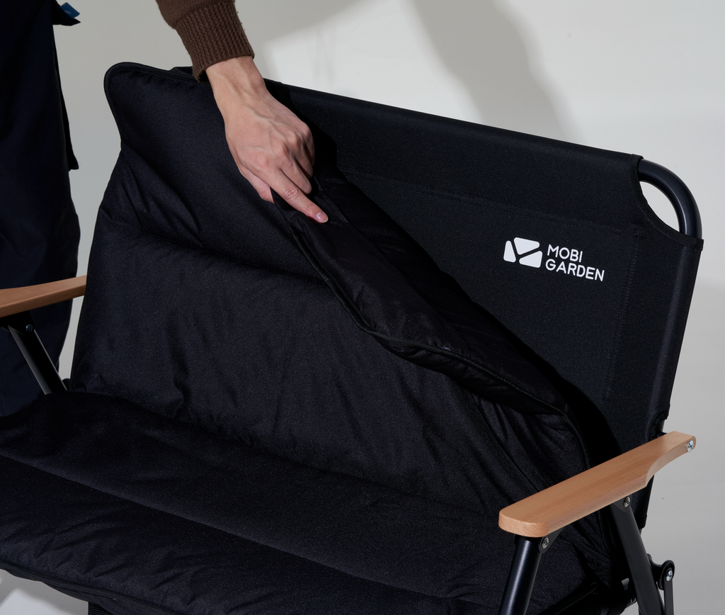 Mobi Garden YM Double Chair With Cloth Cover